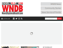 Tablet Screenshot of newsdaytonabeach.com
